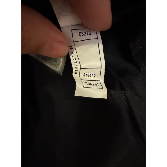 Vintage Wilsons Leather Womens Black Leather Coat Size L Insulated Button Front - Picture 9 of 11